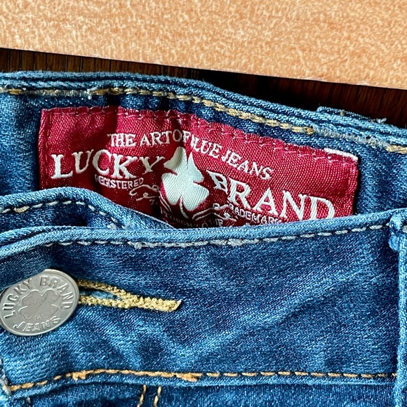 Lucky Brand Lola Boot blue Jean, size 6/28 long - Picture 6 of 9